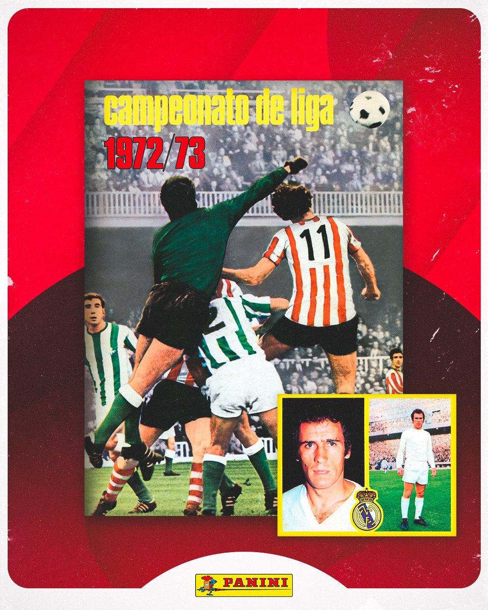 Comenzamos otra colección de @paninicromos . Pero lo que siempre será un honor que tú padre fuera portada del primer album editado de la Liga. Paco Telechia 4ever