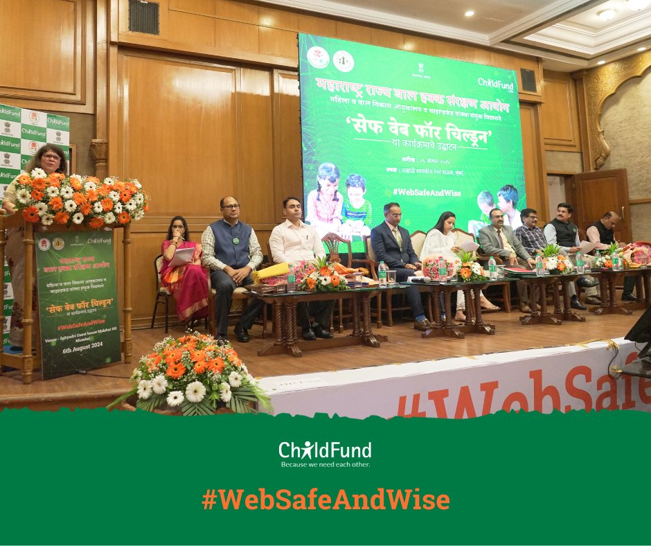 ChildFundIndia's tweet photo. ✔ Raise awareness to help children protect themselves and seek support, overcoming fear of stigma and trolling.

@maha_scpcr 

#WebSafeAndWise
#ChildFund4SaferInternet
#WebSafety
#BecauseWeNeedEachOther https://t.co/XrBmSI0cUX