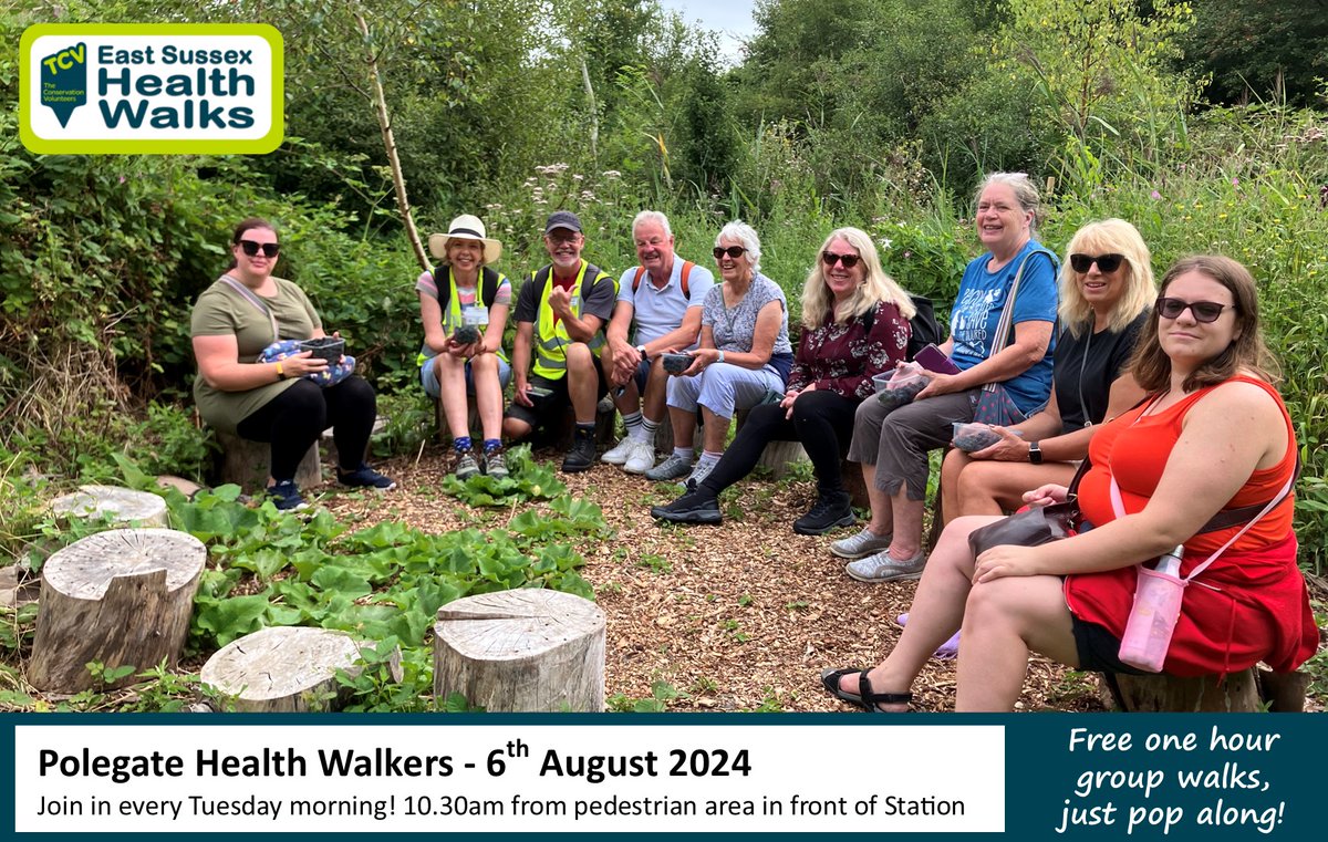 #polegate health walk this morning - join them every Tuesday! Free one hour group walk for gradually improving health.
<a href="/PolegateTC/">Polegate Town Council</a> <a href="/CllrDanDunbar/">Cllr Dan Dunbar (Mayor of Polegate)</a> <a href="/WDCChairman/">Chair of Wealden District Council</a> #wealdenwalks #walkforhealth #walkforwellbeing