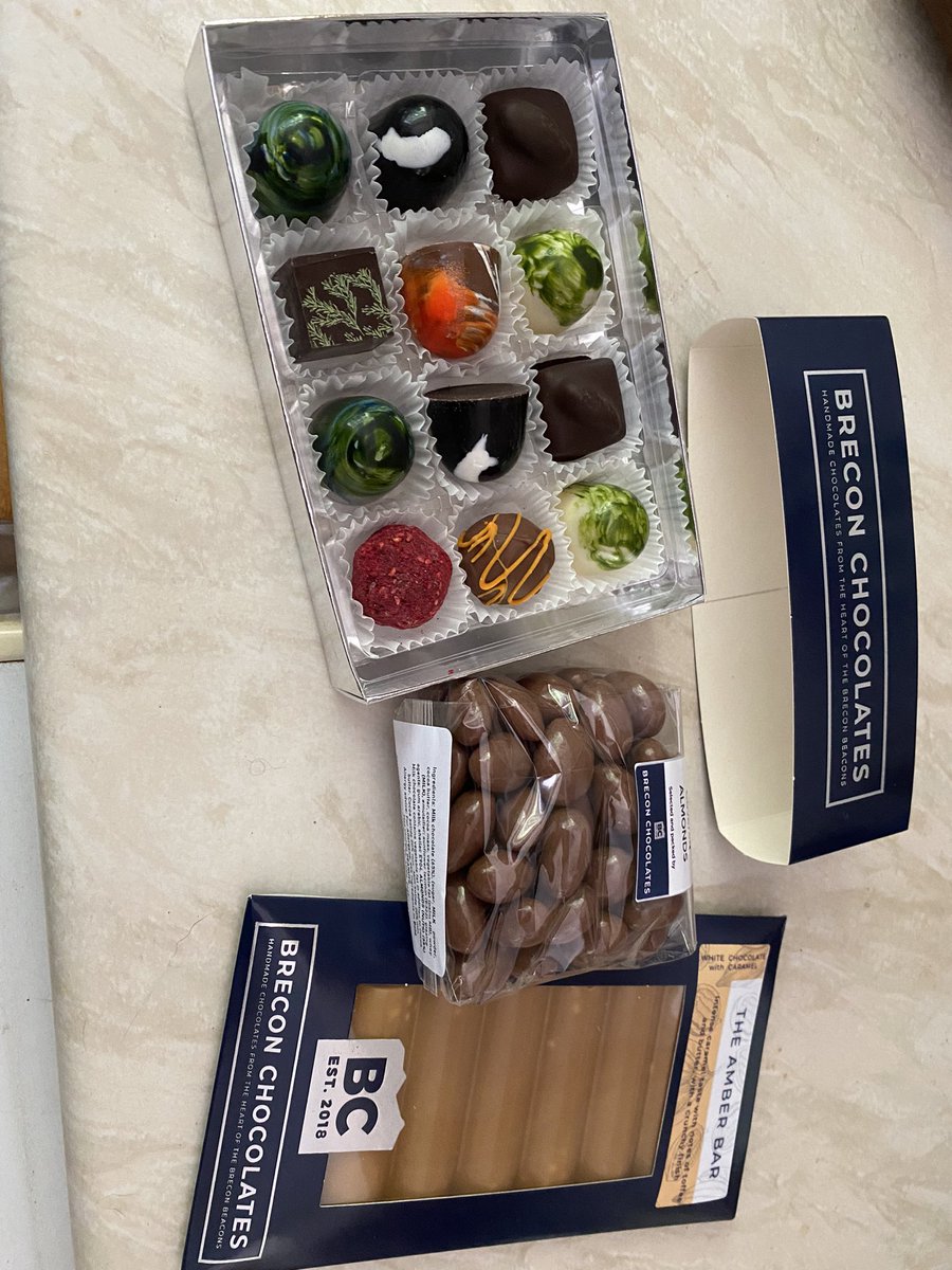 <a href="/BreconChocolate/">BreconChocolates</a> Thank you! (Almost) too lovely to eat! I’m guessing it’s best not to keep them for too long in Summer…….. 😋