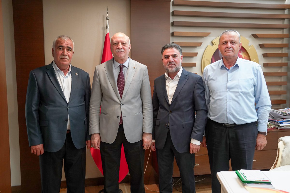 Şehitkamil, İdil ve Altınekin Ziraat Odası Başkanları nezaket ziyaretinde bulundu. Nazik ziyaretleri için teşekkür ediyorum.