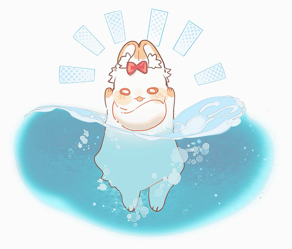 Muumi_cha's tweet photo. Artistic Swimming  🐰🐰    #Olympics   #artisticswimming https://t.co/trvs6rQIID