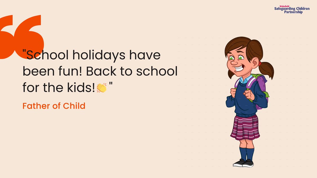 Wakefield_scp's tweet photo. When posting your child’s #backtoschool photos, remember:
- Hide the school logo
- Ensure only your child's face is in the photo
- Don’t include personal details e.g. house numbers, school name, street names, etc
#keepitpersonal
Find out more 👉 https://t.co/1m4BPPeTpf https://t.co/B3aMs8SE3j