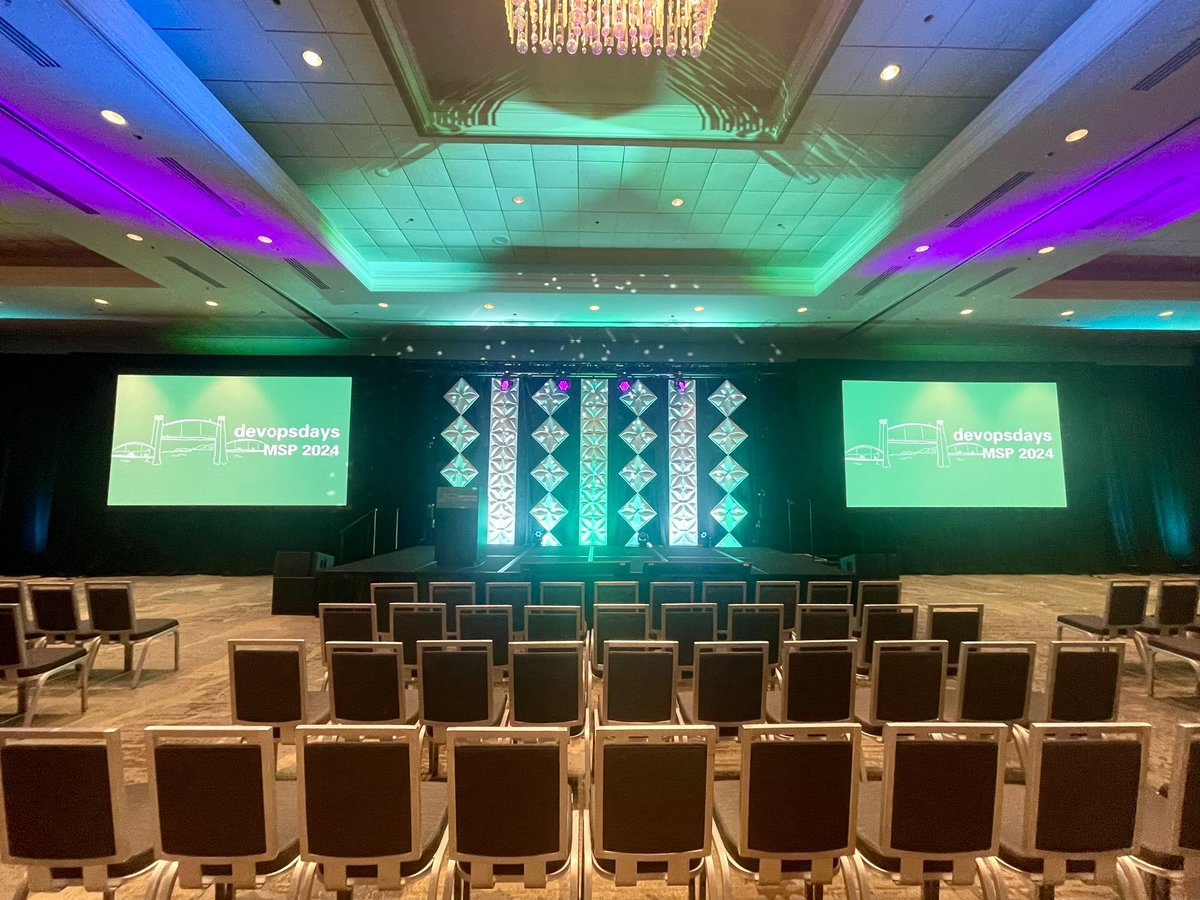 devopsdaysmsp's tweet image. Welcome to #devopsdays Minneapolis! Day 1 kicks off at 9am, can’t wait to get started.

Follow along from home on our livestream: youtube.com/live/HfxqRQO6F…