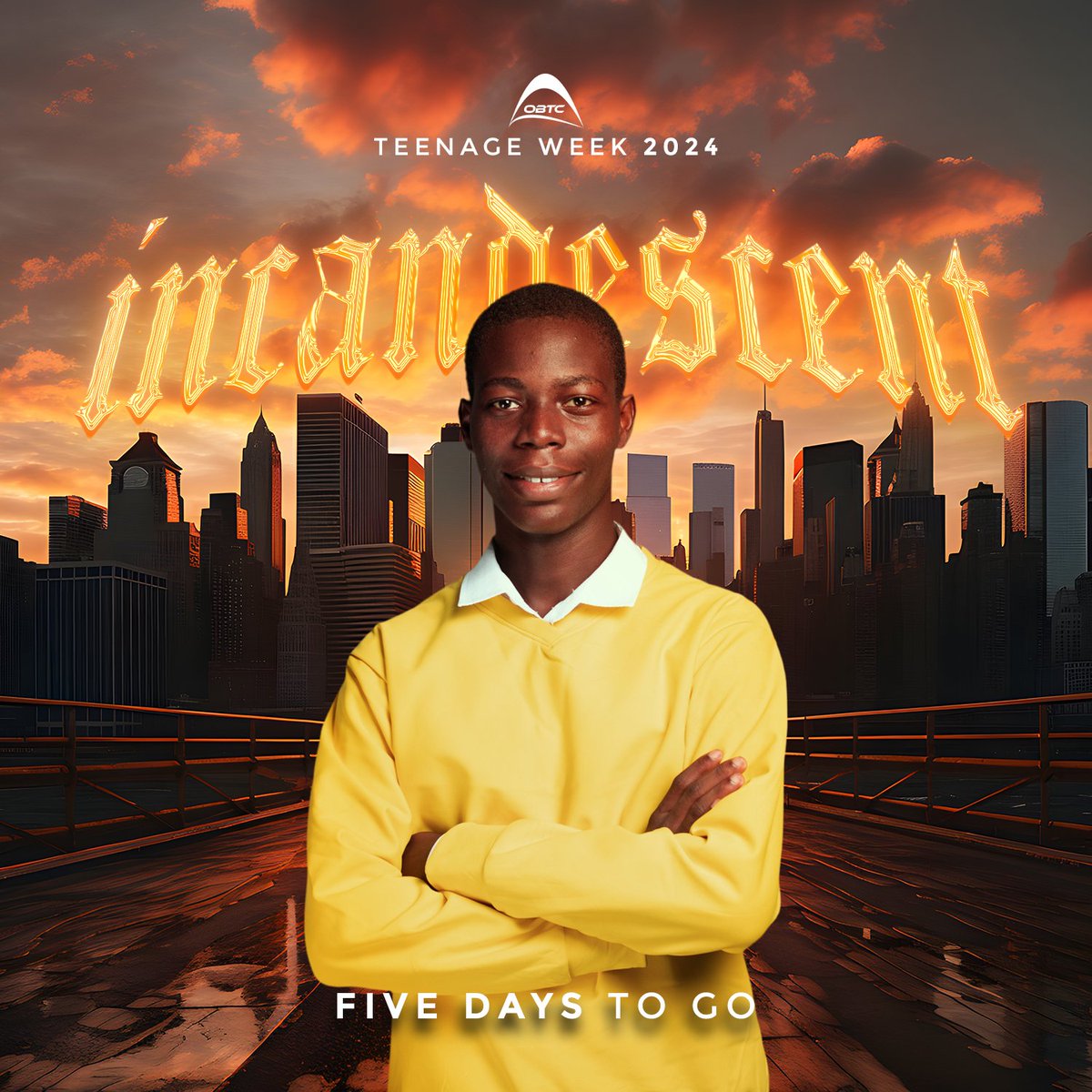obtcroyalfamily's tweet photo. WE'RE JUST FIVE DAYS AWAY FROM #INCANDESCENT 5️⃣🤩

#tw24 #teenageweek https://t.co/lkPkmFeG6N
