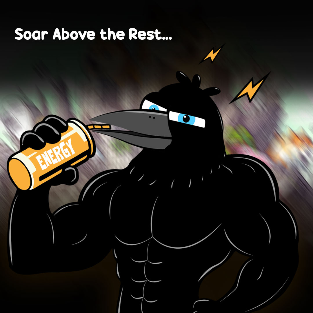 Charging up and getting ready to soar! 💪 

Stay tuned for what's coming next with Crowtoken. The best is yet to come. ⚡️ 

#Crowtoken #Crypto #memecoin