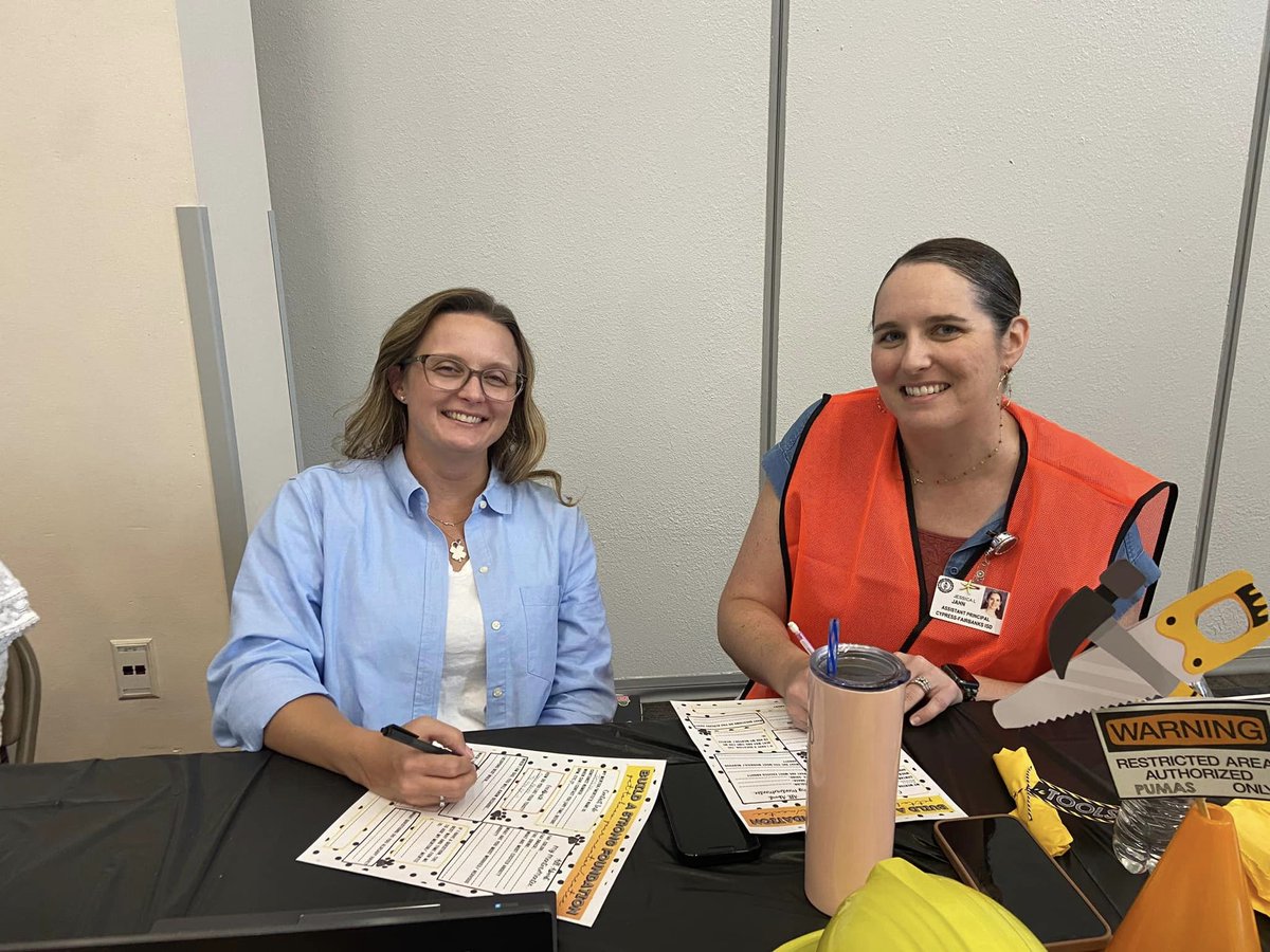 We had a wonderful afternoon getting to know our newest staff members and teaching them all about our amazing school! We can’t hide our Puma Pride! Thank you to the Richard and Meg Weekley center for hosting our crew today! #pumapride