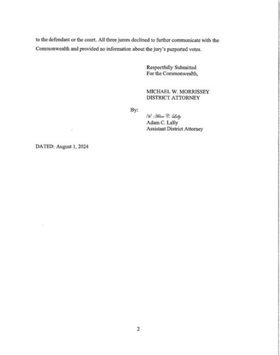 wrong_account's tweet photo. Pardon me but since when does #NorfolkDA care about being “ethical”? August 9th hurry up! #KarenRead #KarenReadTrial #Canton #NorfolkCounty #lally @BostonDefender @AlanJayJackson https://t.co/Rh7aakDYC8