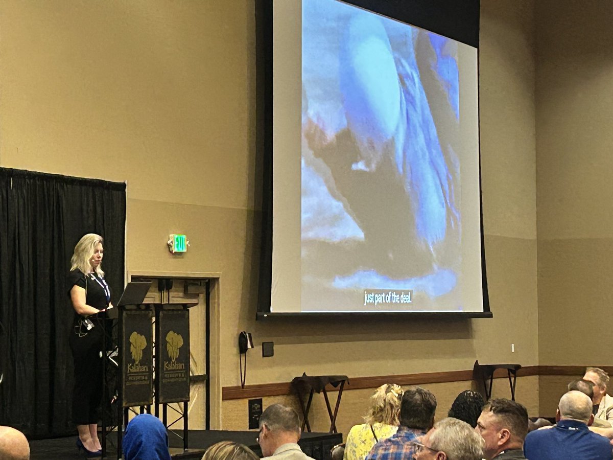 Our keynote, Lindsay Kaldon from <a href="/NASA/">NASA</a> explains the future of energy in the moon! #water #wastewater #FutureFocused