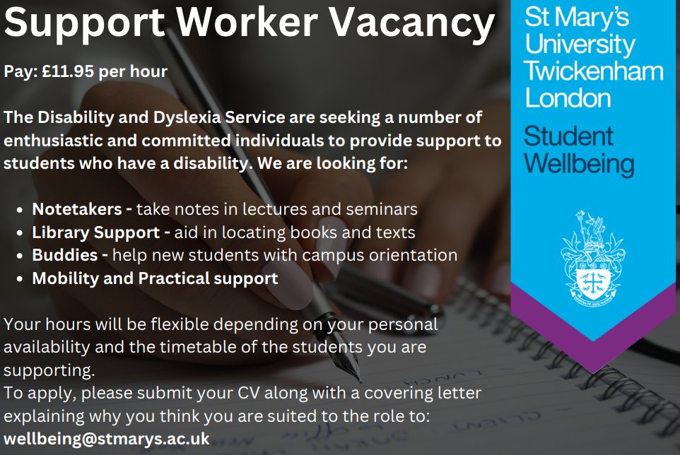 St Mary's Student Services tweet media