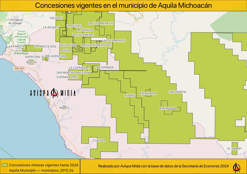 Avispa_Midia's tweet photo. Qué no se pase: Solo en Aquila #Michoacán , donde pertenece #Ostula, hay alrededor de 52 concesiones vigentes para explotar principalmente hierro.

👉 https://t.co/mRGsFGBcBe 🐝 

#Mexico #BuenosDías #FelizMartes #TodoMéxico #AMLO #ClaudiaSheinbaum #indigenas https://t.co/T1eFeD2dih