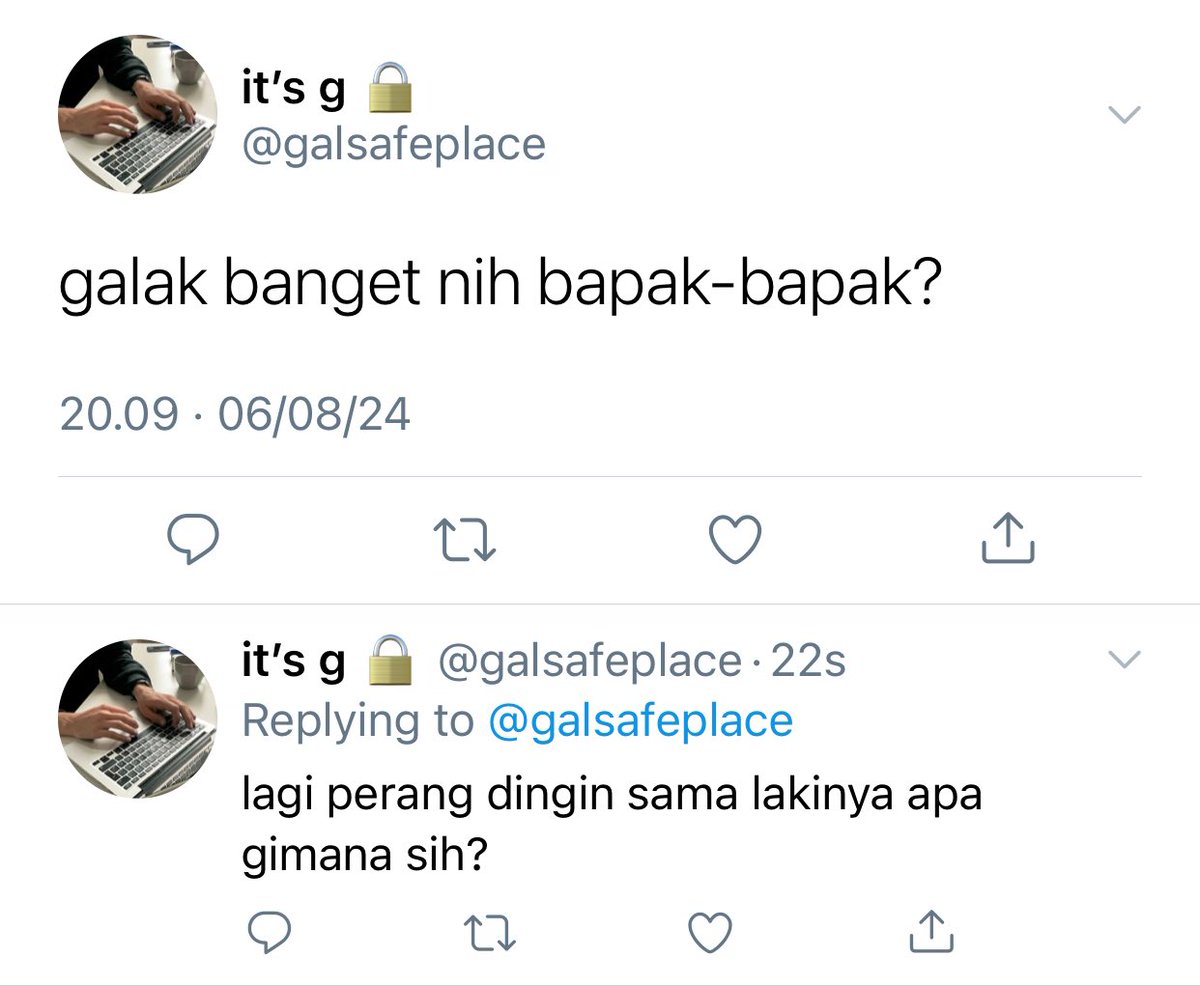 donsteacup's tweet photo. interaksi gio dan galih. https://t.co/bLTTIn0OTa