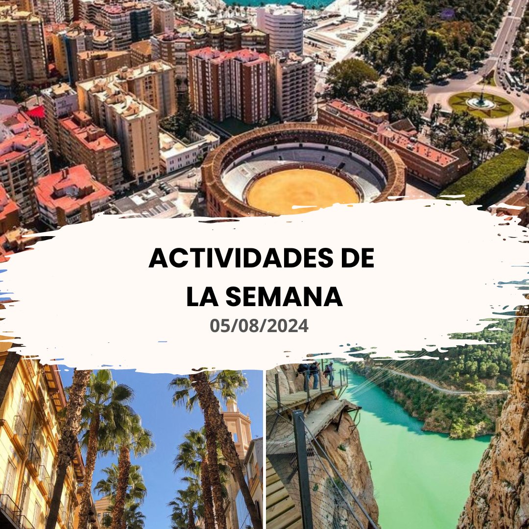🌟Semana llena de actividades emocionantes por delante! 

📅Mar 6: Alcazaba 19:00h 
💃Mié 7: Flamenco 18:00h 
🏛️Jue 8: Museo de Málaga 19:00h 
🚣Vie 9: Paddle SUP/Kayak  18:45h 
🚌Sáb 10: Sevilla 7:45h 
🏰Dom 11: Granada 7:00h

No te pierdas estas aventuras!🚀
#Spanishclasses
