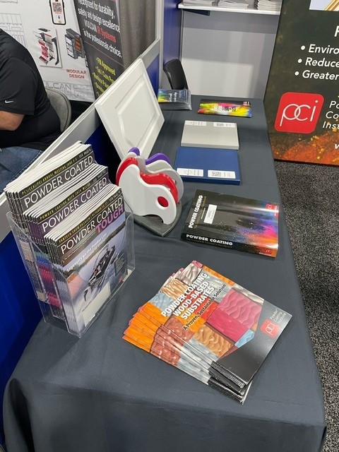 Powder_Coating's tweet photo. What 'wood' you see if you went to the International Woodworking Fair #IWF2024 in Atlanta this week? A contingent of companies that support the #woodworking industry with #powdercoating finishing processes! Stop by booth BC924 to see #powdercoated wood products and learn more! https://t.co/iS3y78Q27k
