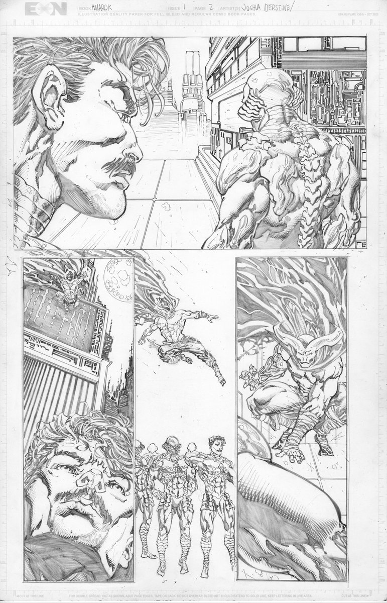 I’m a 19 year old aspiring comic artist, and I’m drawing my own book!