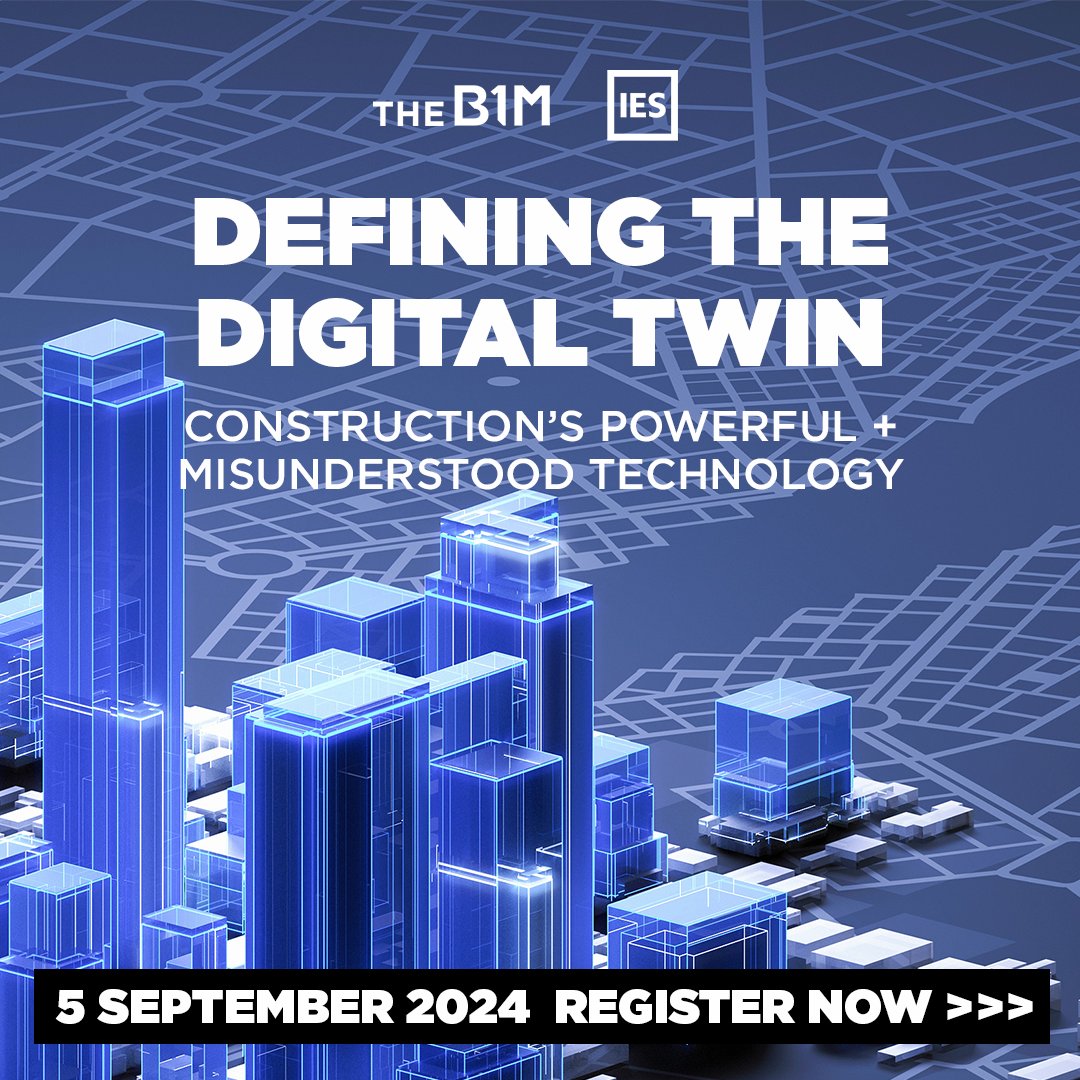 The B1M (@theb1m) on Twitter photo Could you define what a "Digital Twin" is? In this special event, hosted by <a href="/TheB1M/">The B1M</a> in partnership with <a href="/IESVE/">The IES Team</a>, experts will tackle the important question of what constitutes a Digital Twin, and what does not. 
Register FREE 👉 bit.ly/4fuehjq
#AD #digitalconstruction Could you define what a "Digital Twin" is? In this special event, hosted by <a href="/TheB1M/">The B1M</a> in partnership with <a href="/IESVE/">The IES Team</a>, experts will tackle the important question of what constitutes a Digital Twin, and what does not. 
Register FREE 👉 bit.ly/4fuehjq
#AD #digitalconstruction