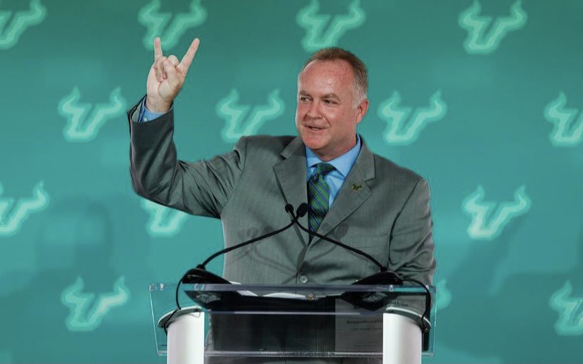 MKellyUSNA's tweet photo. 6 years ago today, I walked through the doors of the Lee Roy Selmon Athletic Center for the first time as athletic director. It is a joy and an honor to serve Team USF as we work to build a model athletic department for these modern times. THANK YOU, Bulls Nation! #BULLIEVE 🤘 https://t.co/jW0JkBEUna