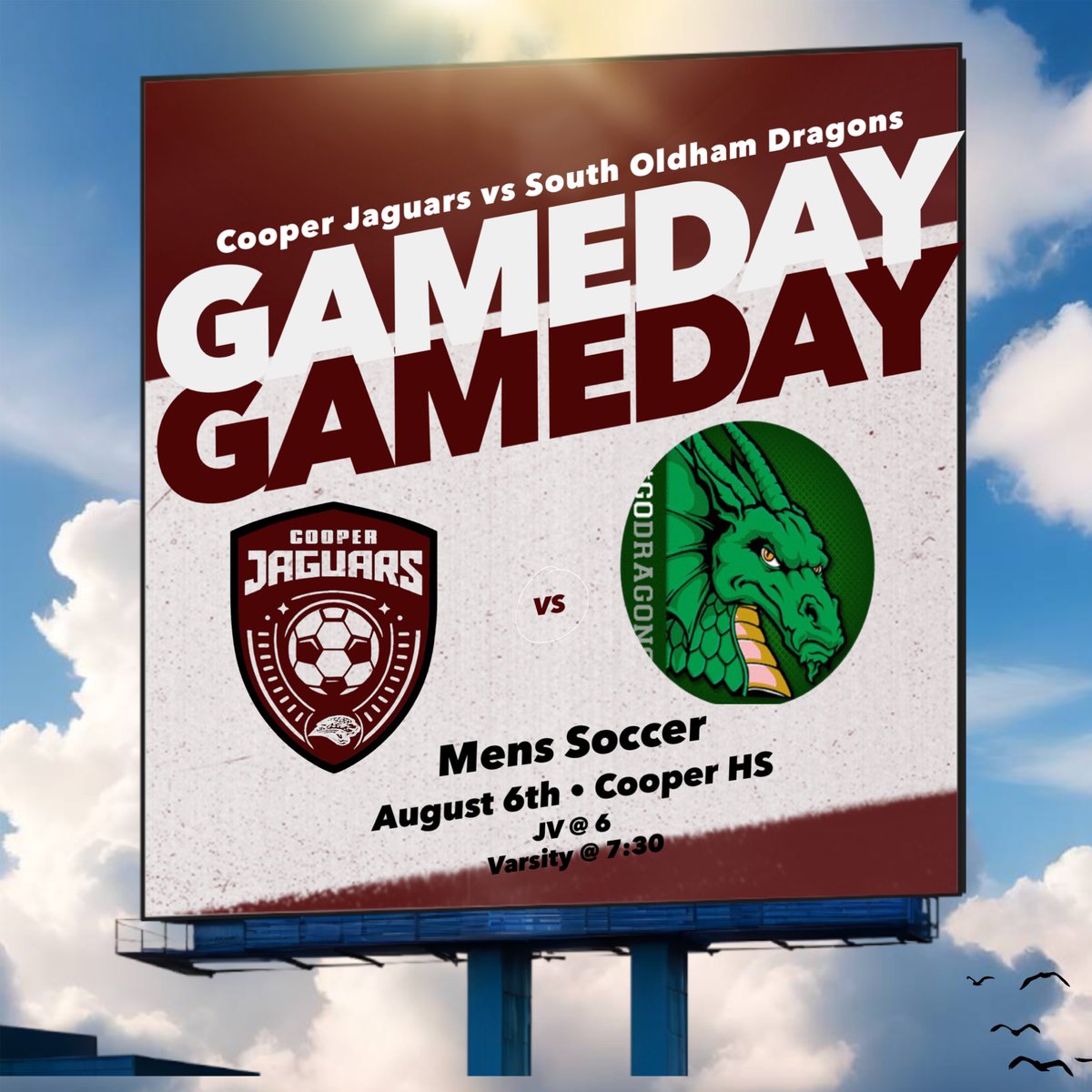 It’s game day in union!! We take on the South Oldham Dragons <a href="/SOHSDragons/">South Oldham Dragons</a> at home in a preseason friendly! 

Tickets on GoFan: gofan.co/app/school/KY6…