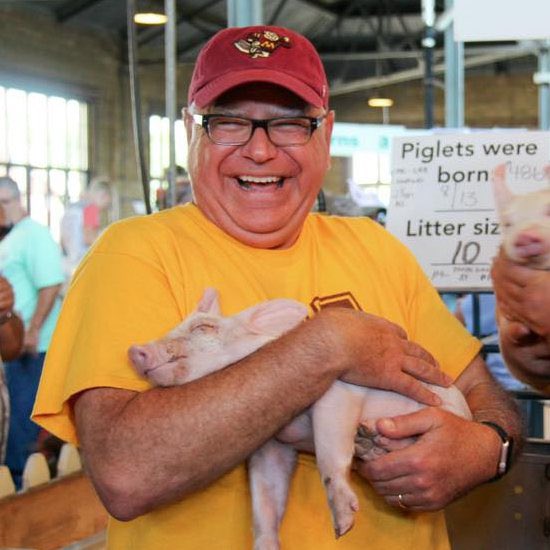 AdamPeters's tweet photo. Trump just now- “TIM WALZ WILL UNLEASH HELL ON EARTH!”

Tim Walz- https://t.co/9t1tHNS7za