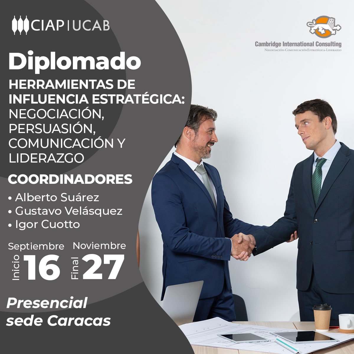 ciap_ucab's tweet image. El mundo de hoy está lleno de conflictos, de situaciones imprevistas, de procesos de cambio, de toma de decisiones complejas, de momentos de incertidumbre, de marcadas exigencias.

Más información aquí 👇🏻
ciapucab.com/oferta/diploma…