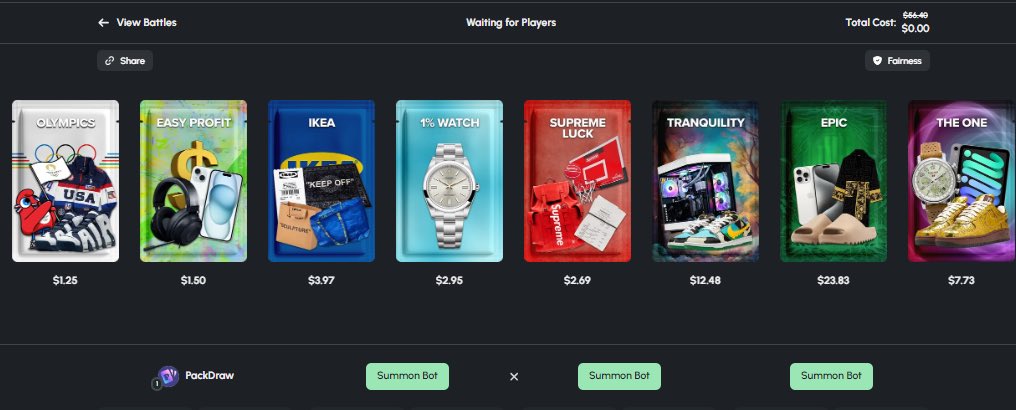 PackDraw's tweet photo. Who wants to join me in this free battle?

- Follow
- RT
- Reply PackDraw userID

Picking 3 lucky winners in 4 hours 😎🔥 https://t.co/nPcScGEN41