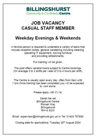 Billingshurst Centre (@billicentre) on Twitter photo 