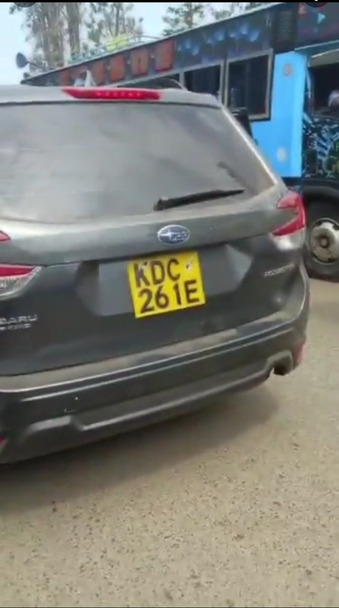 magwaz3's tweet photo. ACTION ALERT!!!!

A Subaru of Number plate KDC 261E has just abducted someone at Kiambu Road.
The vehicle on the right side with number plate KCP 947P is together with the first one!
The work of Farouk Kibet. Kama hasira ilikua imeshuka pandisha tena

#RutoMustGo #NaneNaneMarch https://t.co/HP9rY1HDkG
