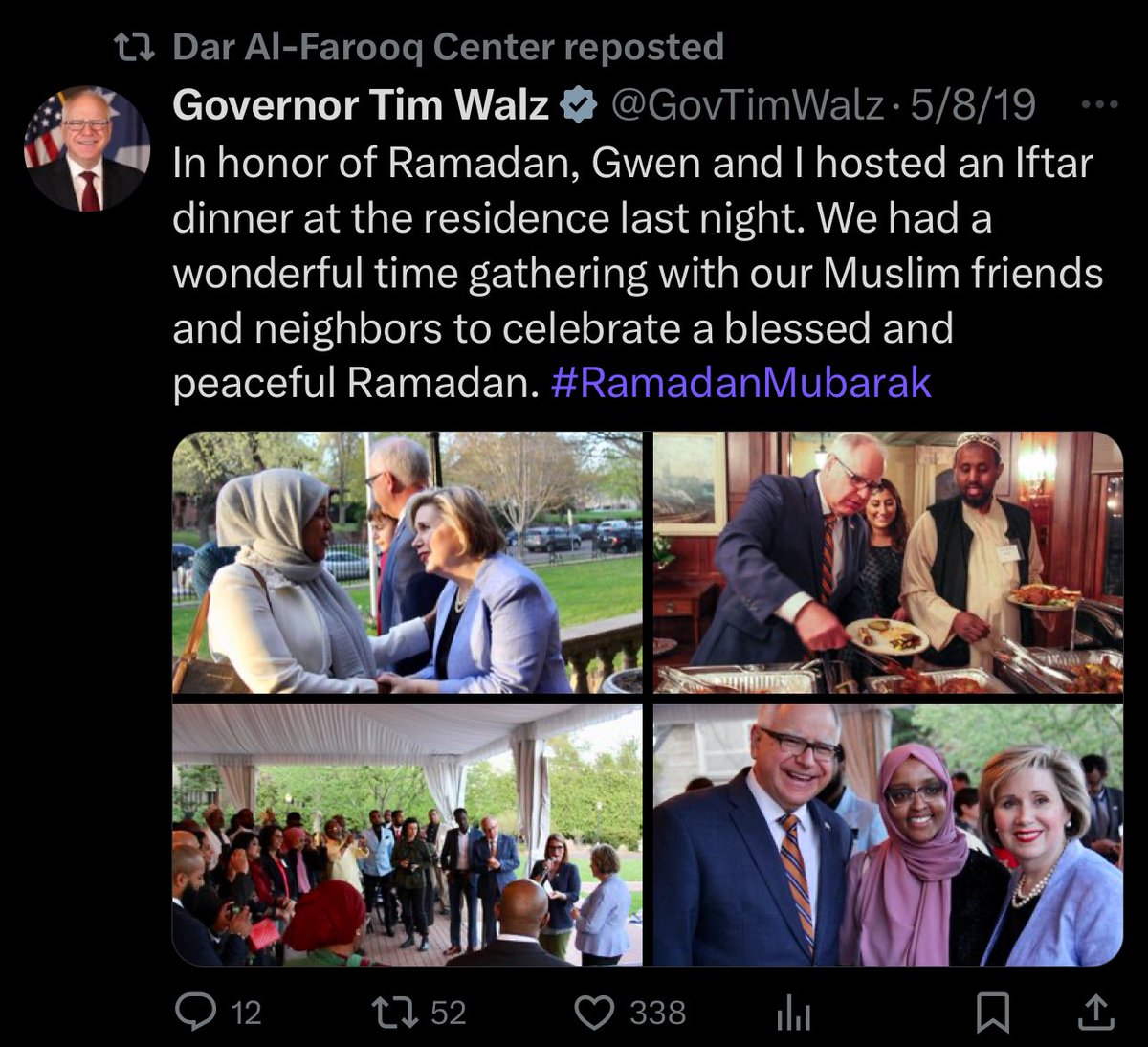 LauraLoomer's tweet image. EXCLUSIVE:

🚨@KamalaHarris  VP pick @GovTimWalz Minnesota Governor Tim Walz Openly Embraced And Attended Islamic Center Affiliated With ISIS whose Imam Teaches Sharia Law and has called for the murder of Jews🚨

Further highlighting @KamalaHarris’s radical selection of her VP…