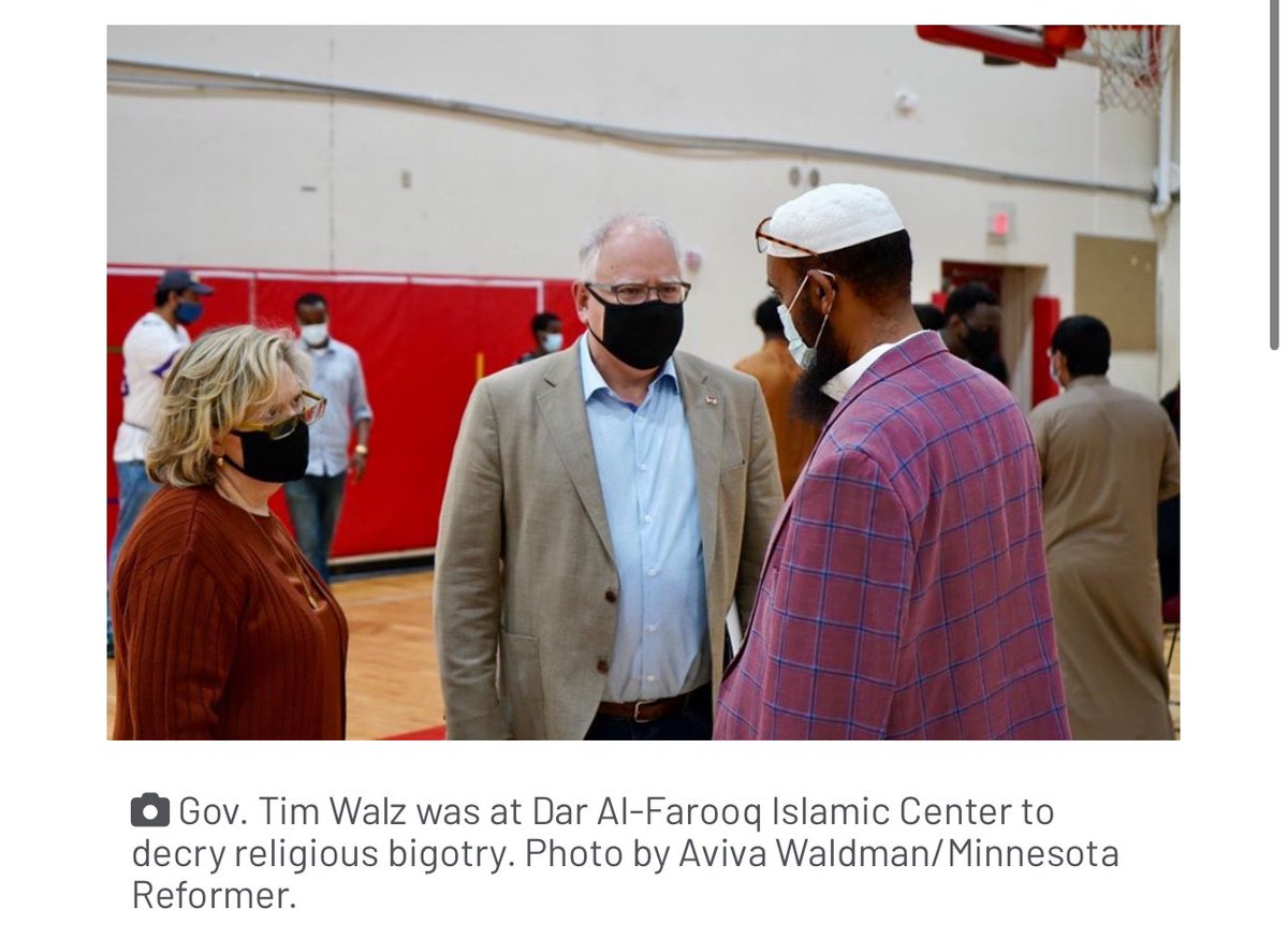 LauraLoomer's tweet image. EXCLUSIVE:

🚨@KamalaHarris  VP pick @GovTimWalz Minnesota Governor Tim Walz Openly Embraced And Attended Islamic Center Affiliated With ISIS whose Imam Teaches Sharia Law and has called for the murder of Jews🚨

Further highlighting @KamalaHarris’s radical selection of her VP…
