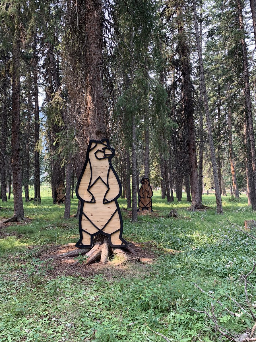 Art In Nature Trail. Bow River Trail, Banff.
