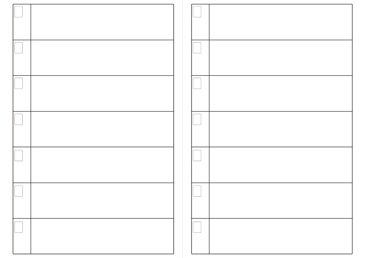 Side note: I use a very simple planner that shows the whole week at a glance!
This is printable i use for loose copies. I keep them on my desk to keep track of check-ins and deadlines a few weeks ahead 🥰💕 (easy to re-write week if I make mistake, no need to rip pages out!)