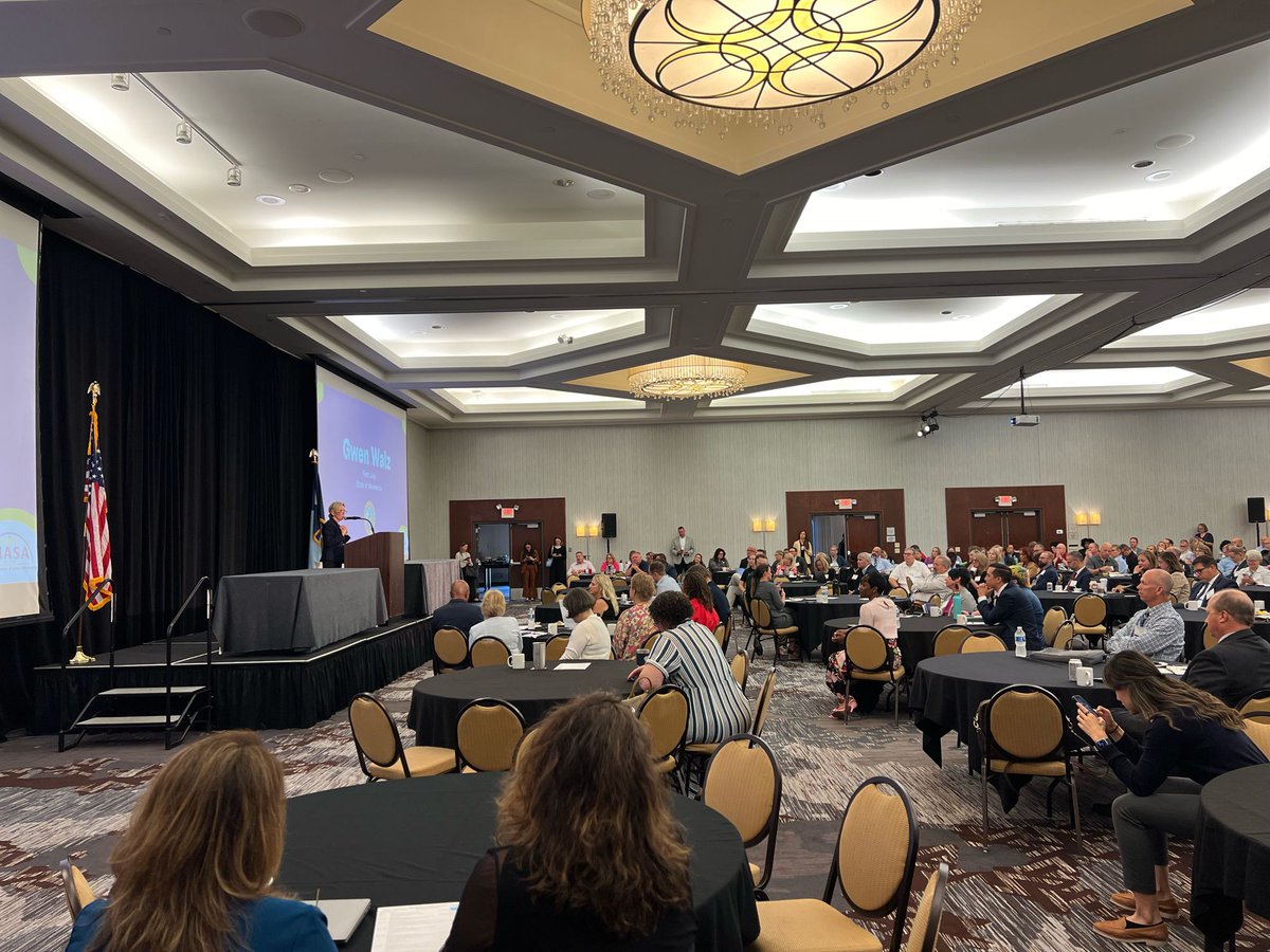 “There’s nothing more important than back to school time! In 2019, I asked you to claim your leadership as former teachers, administrators, and as superintendents of the greatest school system in the country. Thank you for your work!” - MN First Lady Gwen Walz #mnMASA #mnDeptEd