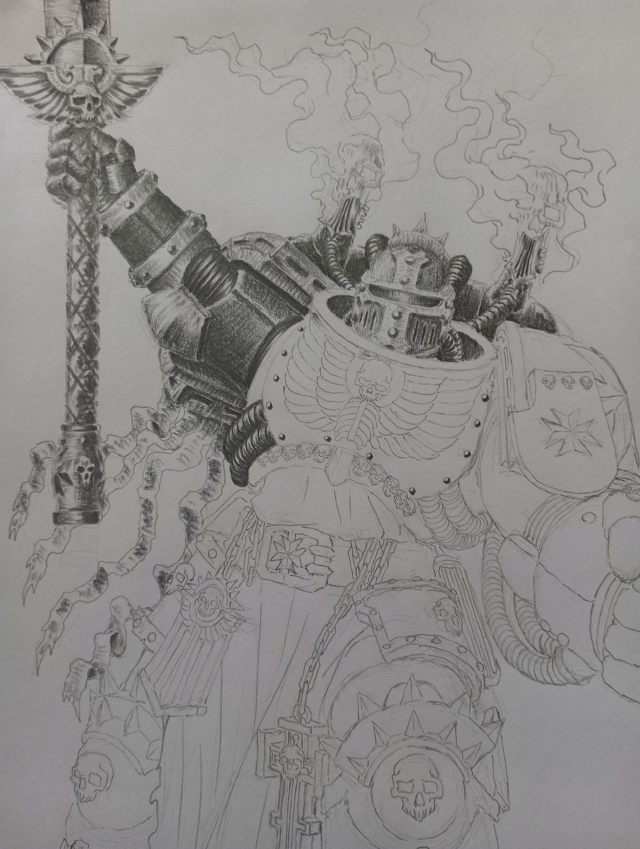 #Commission #wip
Black Templar
Shading

#WarhammerCommunity #warhammer40000 #WarhammerArt #warhammer40k