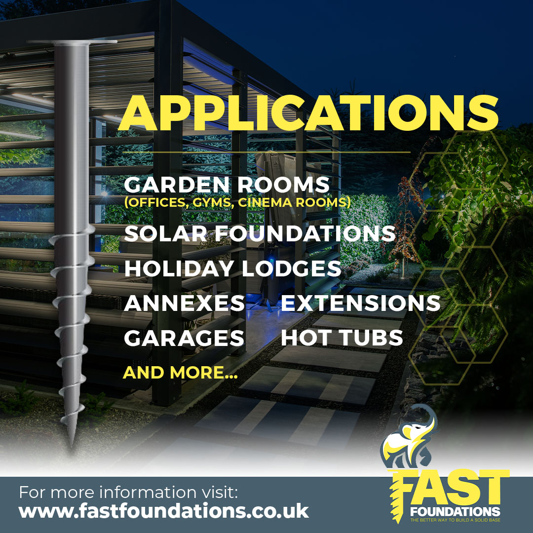 FastFoundations's tweet photo. Fast Foundations ground screws offer a versatile and practical solution for a variety of construction applications. ✅

Super-fast, super-easy #installation and removal with minimal disruption.

Are you still considering #concrete? 🤔

Find out more at https://t.co/2q4TQ0u0A6 🔗 https://t.co/70vEiQ1sx5