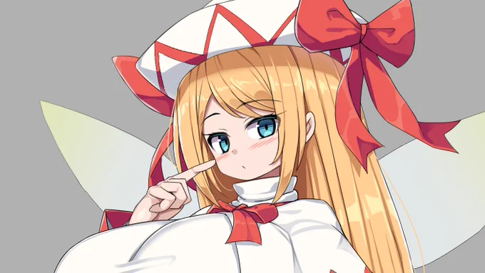 ファンティアに投稿しました!「むちむち爆乳リリー(東方)」  