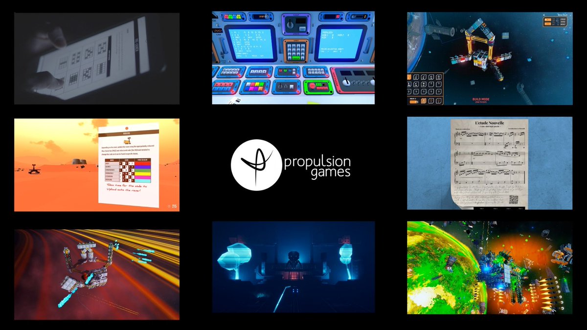 propulsiongames's tweet photo. π Hello! Weβre Propulsion Games - a small dev team based in the UK. We make geeky indie games to make you read, think, and laugh. And maybe stress a bit.π§©
#madewithunity #indiedev #indiegame #pcgaming #unity3d #puzzless #partygame #groupgaming https://t.co/K5kSamdeI3