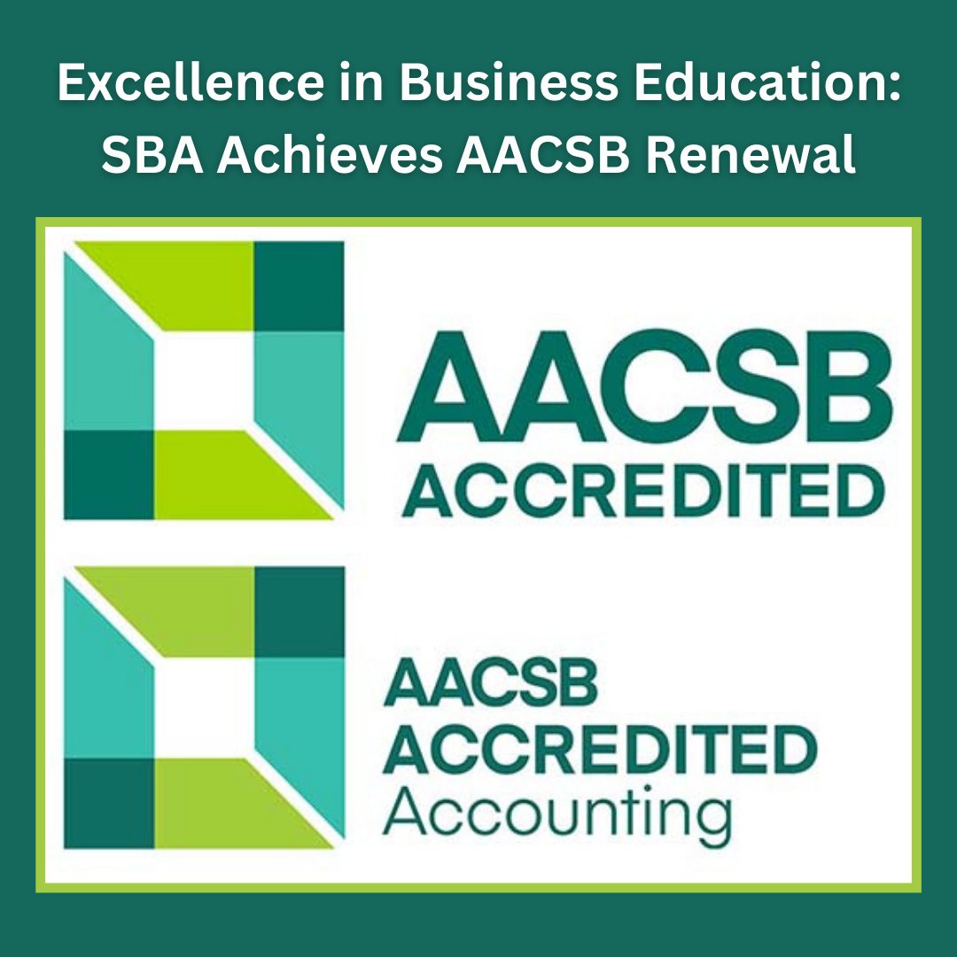 🚀 The University of Dayton's SBA has renewed its AACSB accreditation for business and accounting programs, reaffirming our commitment to top-tier education! 🌟 Learn more: udayton.edu/blogs/business… 

#UDSBA #AACSB #BusinessExcellence