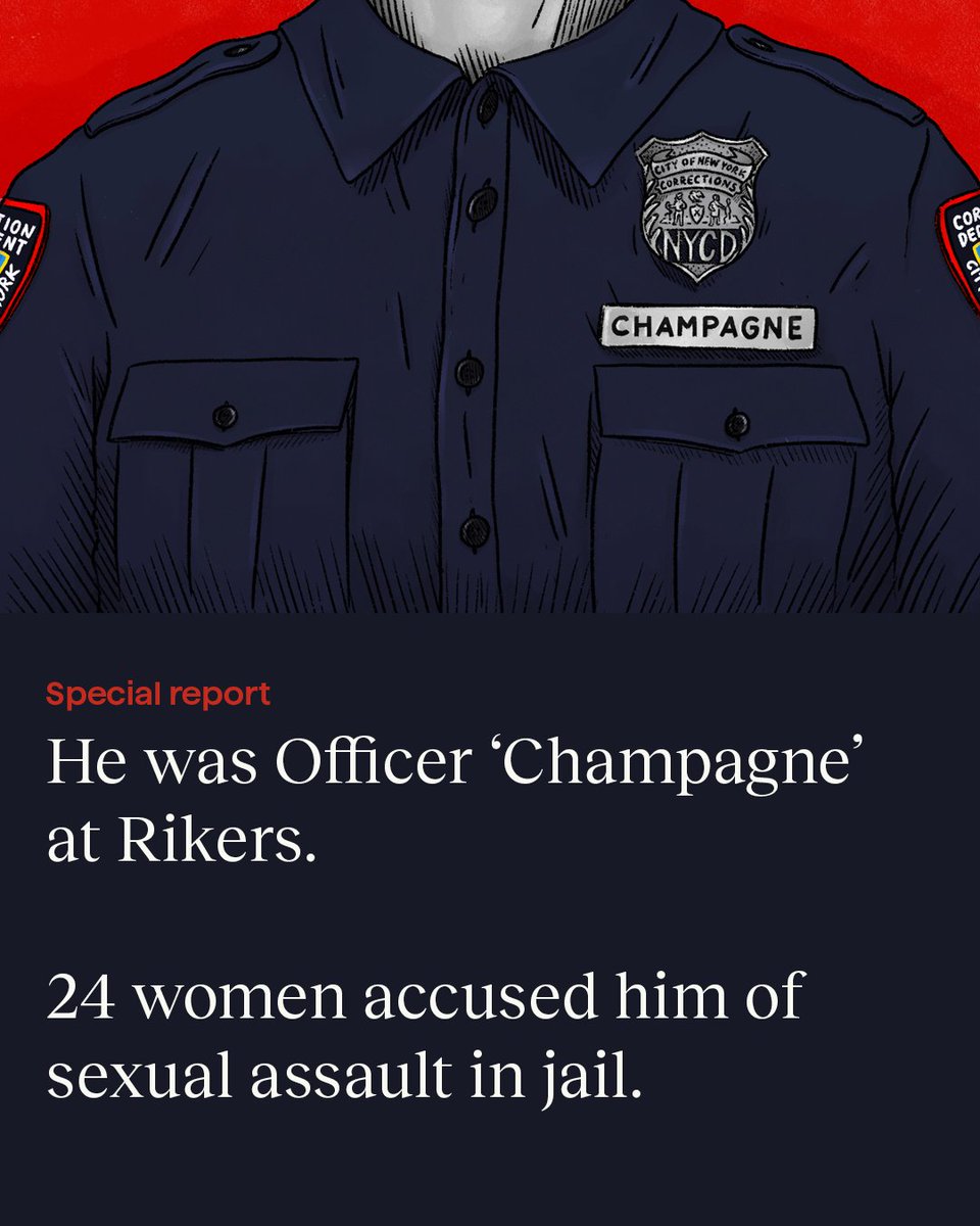 Former Rikers Island detainees say “it was a regular story” that corrections officers were sexually assaulting incarcerated women.

“The truth needs to be told,” one woman told us.

We also talked to the man known as Officer Champagne. 

Read the story: bit.ly/4fsuVA5