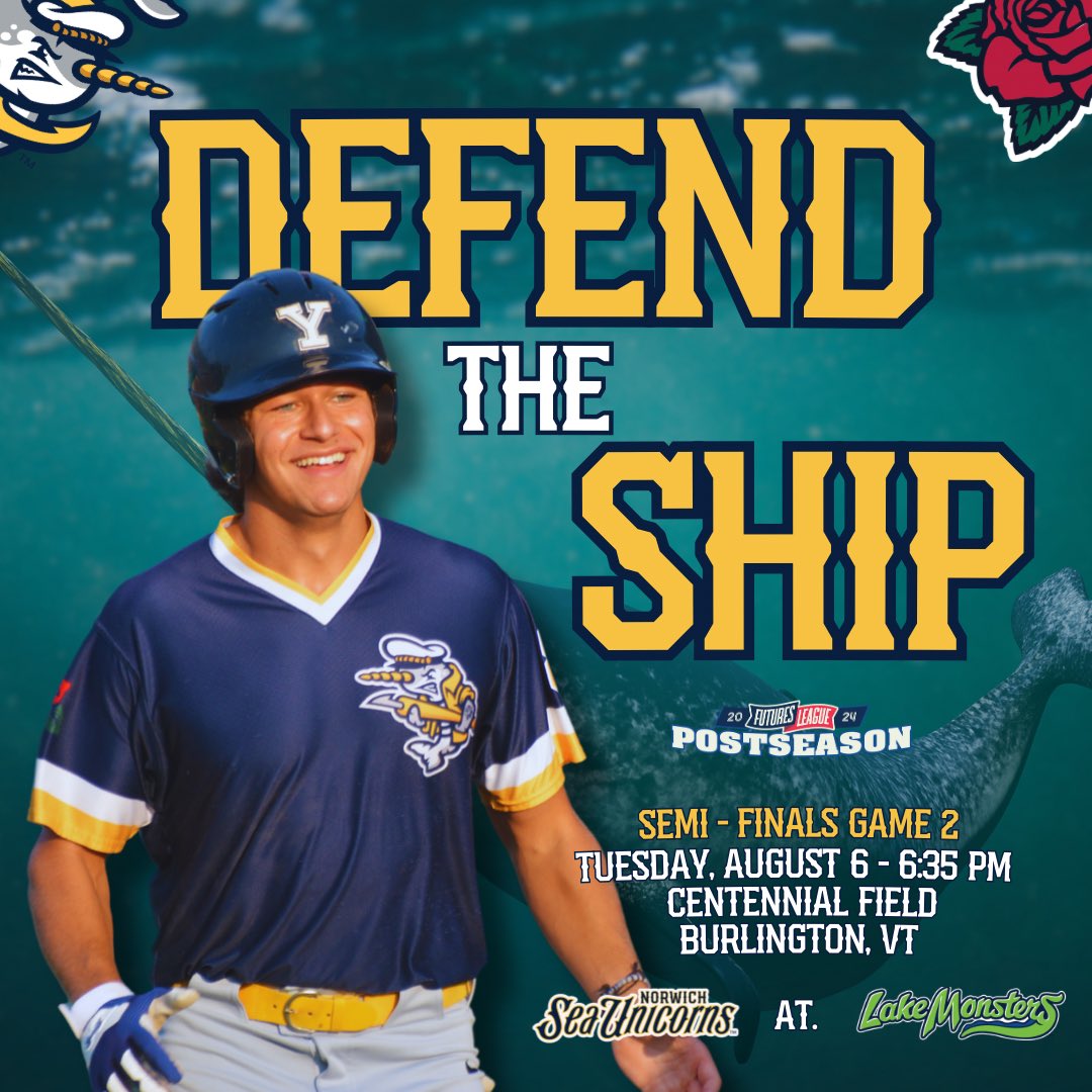 goseaunicorns's tweet photo. We take the fight to Burlington tonight! It’s do or die time ☠️🌊🦄⚾️ #30seasons #seathefuture #defendthefuture https://t.co/ORM1XfCSIf