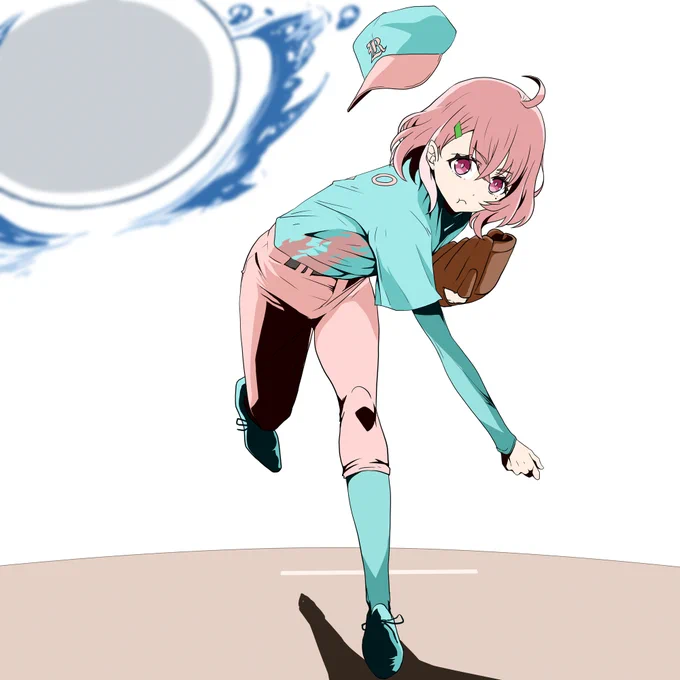 理海高校の二枚看板ござやよのやよことちゅぼぼボーラー笹木咲さん。 #笹の絵 #にじさんじアルプススタンド