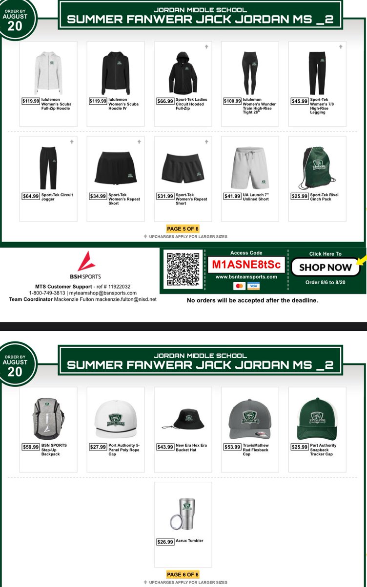 FultonOfTeachin's tweet photo. @JordanNISD Spirit Wear is here!!! Order yours before it is too late! 

https://t.co/nLzmFRhKde https://t.co/nziXQpQ9V1