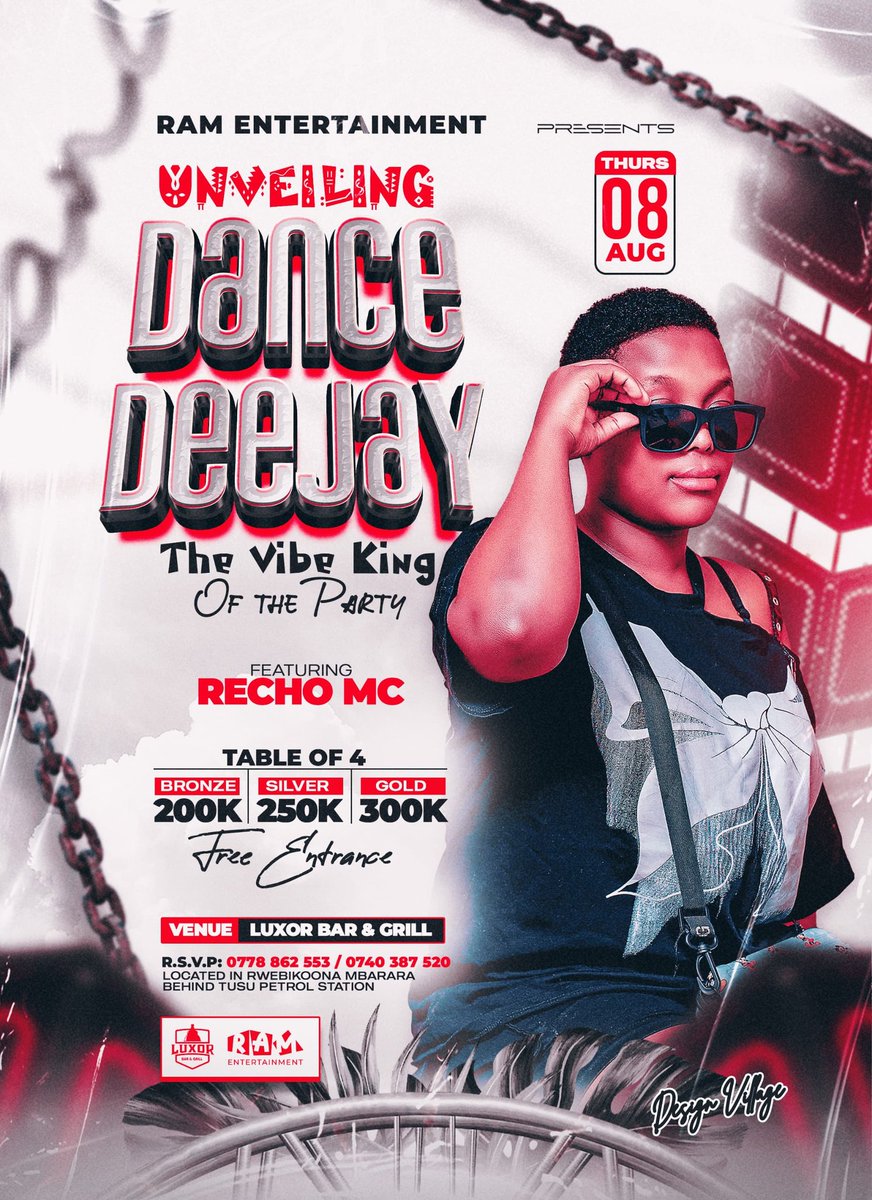 Come thru for all the groove n vibes from <a href="/RechoMc1/">The 🎤 chic</a> this thurday  as we unveil the next big time deejay 
#Unveilingdancedj 
@LuxorBarMbra