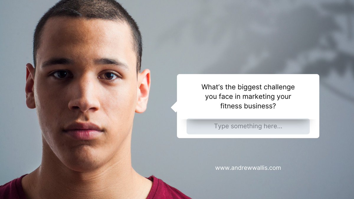 andrewwallis's tweet image. What’s the biggest challenge you face in marketing your fitness business? Share your thoughts below! 👇 #FitnessBusiness #MarketingHelp