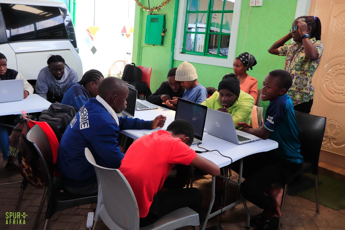 SpurafrikaK's tweet image. Look at how focused our young boys and girls are🥰🥰 Today is day 2 of our #codewithkids program where they learnt the programming language; Python. We are proud of the progress they are making #SpurAfrika #Codewithkids #empowerment