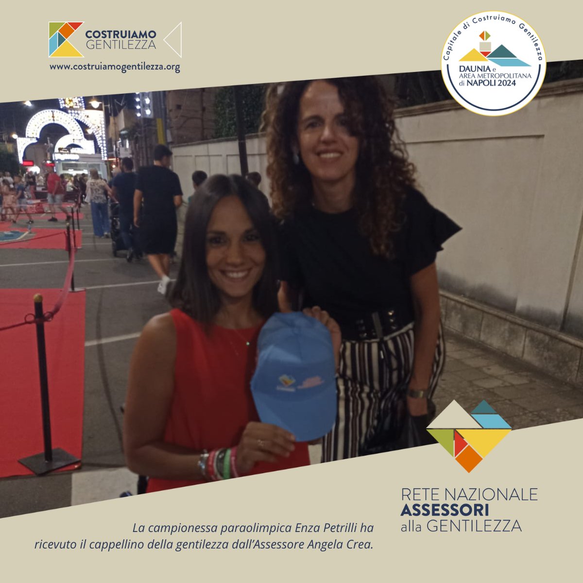 𝐋'𝐀𝐒𝐒𝐄𝐒𝐒𝐎𝐑𝐄 𝐀𝐍𝐆𝐄𝐋𝐀 𝐂𝐑𝐄𝐀 𝐇𝐀 𝐑𝐄𝐀𝐋𝐈𝐙𝐙𝐀𝐓𝐎 𝐈 𝐂𝐀𝐏𝐏𝐄𝐋𝐋𝐈𝐍𝐈 𝐃𝐄𝐋𝐋𝐀 𝐆𝐄𝐍𝐓𝐈𝐋𝐄𝐙𝐙𝐀 𝐏𝐄𝐑 𝐈𝐋 "𝐂𝐎𝐍𝐂𝐎𝐑𝐒𝐎 𝐈𝐍𝐓𝐄𝐑𝐍𝐀𝐙𝐈𝐎𝐍𝐀𝐋𝐄 𝐃𝐄𝐈 𝐌𝐀𝐃𝐎𝐍𝐍𝐀𝐑-𝐂𝐈𝐓𝐓𝐀' 𝐃𝐈 𝐓𝐀𝐔𝐑𝐈𝐀𝐍𝐎𝐕𝐀" 👏🏼💜👉 costruiamogentilezza.org/blog/news/taur…