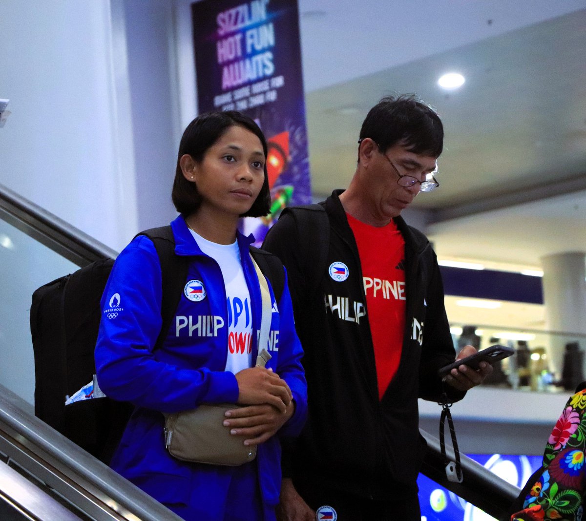 OneSportsPHL's tweet photo. Pinay Olympian and rower Joanie Delgaco is now back in the country after her remarkable #OlympicGames campaign!

While in #Paris2024, Delgaco was offered an Olympic Solidarity scholarship after placing second in Final D of the women’s single sculls event.

📸 PSC https://t.co/Ot7yXwMYCy