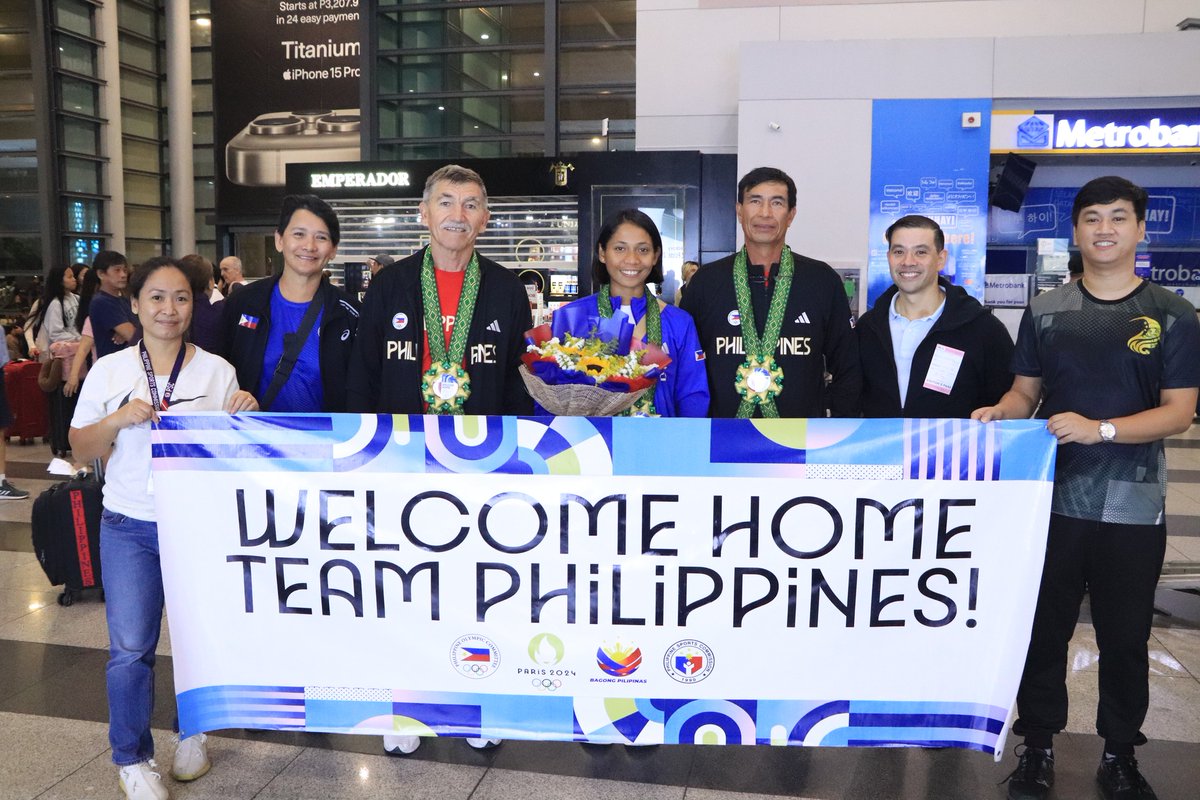 OneSportsPHL's tweet photo. Pinay Olympian and rower Joanie Delgaco is now back in the country after her remarkable #OlympicGames campaign!

While in #Paris2024, Delgaco was offered an Olympic Solidarity scholarship after placing second in Final D of the women’s single sculls event.

📸 PSC https://t.co/Ot7yXwMYCy