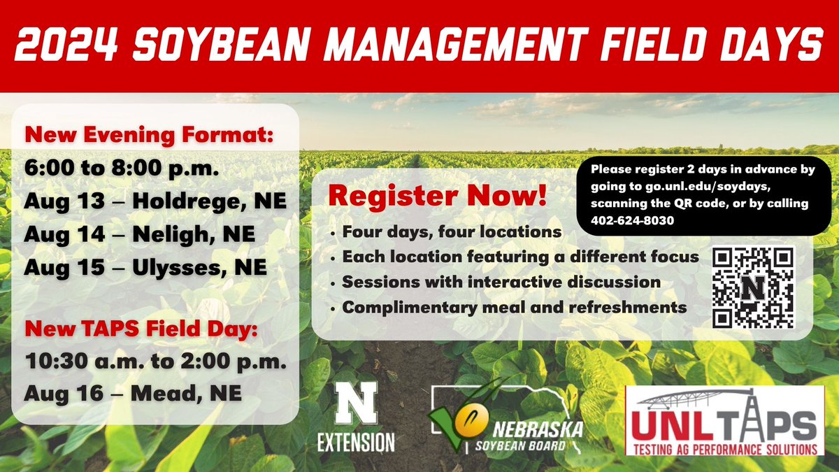 Soy Mgmt Field Days tweet media