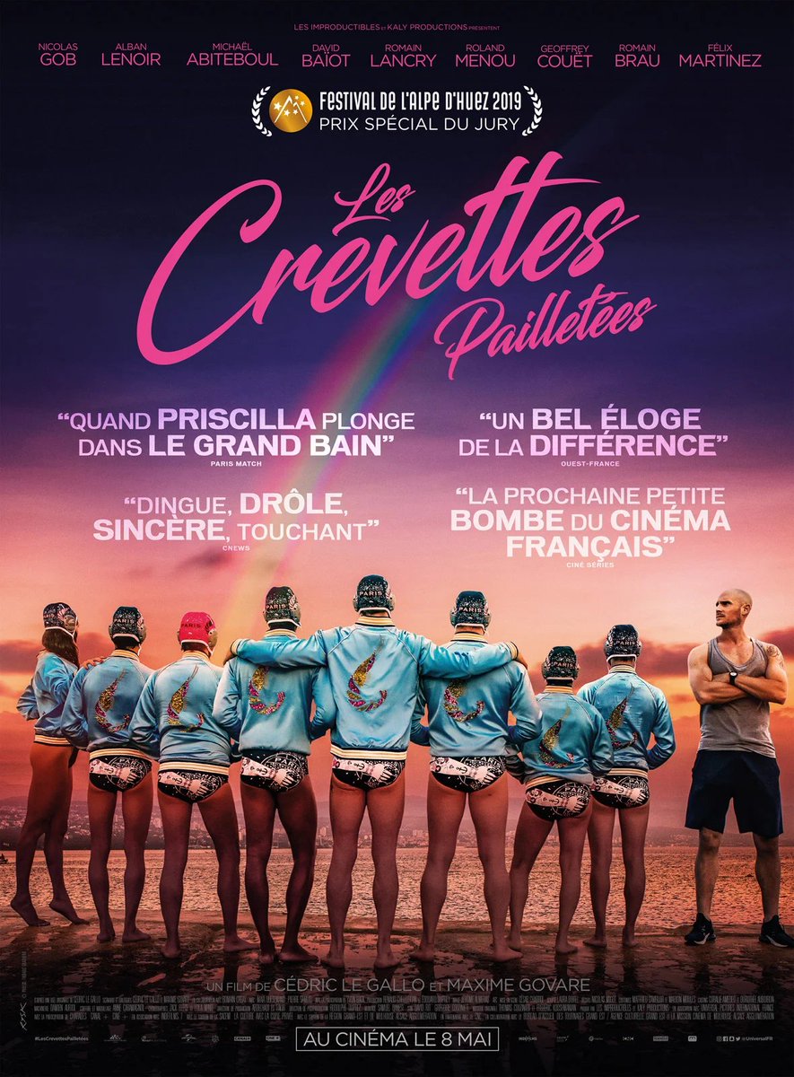 08/08/2024 🏳️‍🌈 Diffusion du film français 🇫🇷 "Les crevettes pailletées" sur <a href="/M6/">M6</a>.

#LesCrevettesPailletées #LGBT