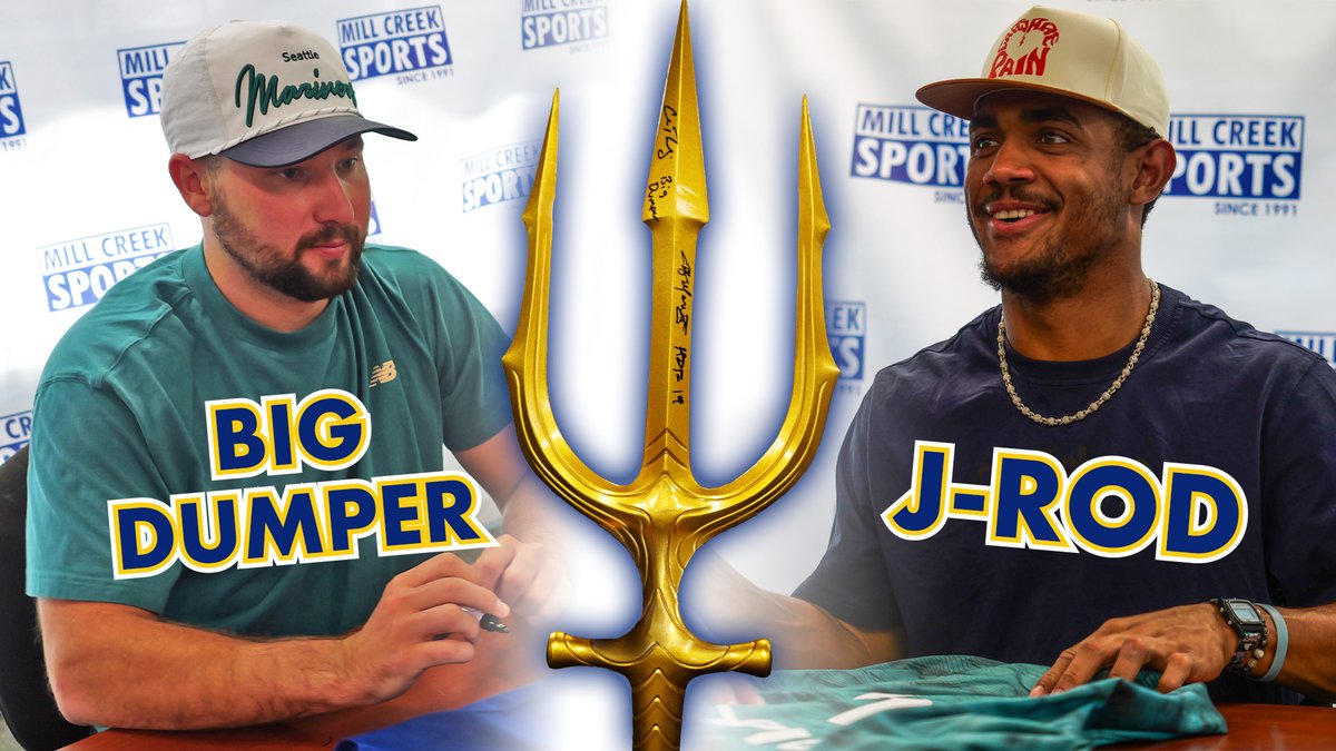 millcreeksports's tweet image. Cal Raleigh and Julio Rodriguez Autograph Signing at Mill Creek Sports (July 20, 2024)  youtu.be/DC9WsPRHkj4?si… via @YouTube 
Courtesy of @fanatics.
⚾🔱⚾🔱⚾
#tridentsup @JRODshow44 #jrod #bigdumper #mlb #autographs #sportsmemorabilia